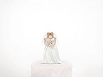Bruidspaar Lesbisch Koppel Wit Taart Topper 11cm