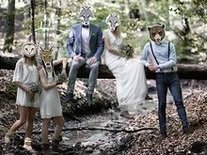 Wolf Vrouwtje Masker Karton