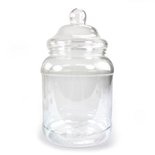 Victoriaanse Plastic Snoeppot met Deksel Medium 2.25L