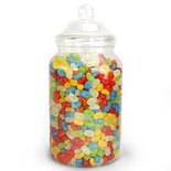 Victoriaanse Plastic Snoeppot met Deksel Groot 3.25L