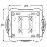 Showtec Infinity iB-2R beam met prisma Stralingshoek 3° beam movinghead