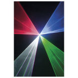 Showtec Galactic RGB850 850mW rode/groene/blauwe laser, ILDA en DMX