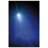 Showtec Galactic Bluestar MKII DMX rood 100mW, groen 40mW Laser