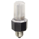 Showtec Easy Flash E27 Slimline, wit stroboscoop
