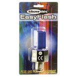Showtec Easy Flash E27 Slimline, blauw stroboscoop