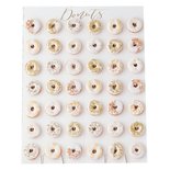 Wit met Gouden belettering Donutwall