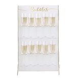 Wit met Gouden belettering Proseccowall Prosecco Wand
