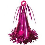 Fuchsia Feesthoedje Ballongewichtje