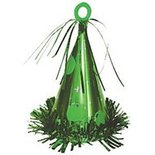 Groen Feesthoedje Ballongewichtje