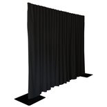 Zwart Doek Pipe & Drape Systeem 3m Hoog Verhuur