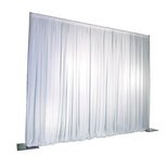 Wit Doek Pipe&Drape Systeem 3m Hoog Verhuur