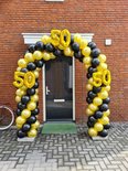 Ballonnenboog Standaard Goud en Zwart '50 jaar'