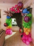 Ballonnenboog Disco Gekleurd Met StarPoint Organic
