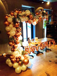 Organic Rosegold Tropisch Driekwart Ballonnenboog