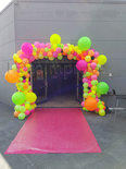 Ballonnenboog Organic Neon Vierkant