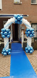 Ballonnenboog Roman Deluxe met Chroom Blauw