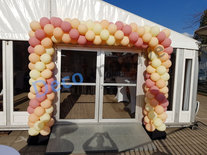 Ballonnenboog Vierkant Standaard Dubbeldeurs Clusters van 4