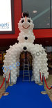 Ballonnenboog Sneeuwpop Kerst Tunnel