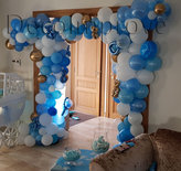 Ballonnenboog Wolkenbaby Blauw Organic