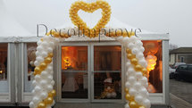 Ballonnenboog Luxe Oud Engels met Hart