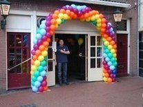 Ballonnenboog Rainbow Dubbeldeurs Clusters van 5