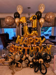 Wild Thing Jaguar 'Happy 11th Birthday' Ultra Deluxe Collage Ballondecoratie