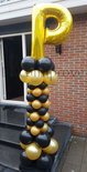 Ballonnenpilaar Deluxe Letter 'P'