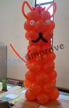 Dikkie Dik Rode Kater Ballonnenpilaar