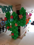 Kaktus met Bloemen Ballonnenpilaar
