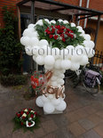 Bloemenzuil Ballonnenpilaar met Bloemstuk