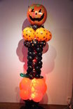 Luxe Ballonnenpilaar Halloween Pompoen