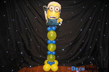 Minions Helium Ballonnenpilaar