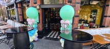 Ballonnenpilaar Standaard Pastelkleuren Pijlpatroon
