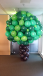 Ballonnen Boom Rond Pilaar