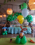 Pieter Konijn Helium Tros Ballonnen Boeket