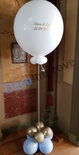 Cloudbuster Soft Pastel met Persoonlijke tekst Helium Ballon