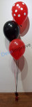 Rood Polkadots Helium Ballonnenboeket