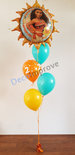 Vaiana Medium Helium Tros Ballonnen Boeket