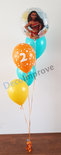 Vaiana Klein Helium Tros Ballonnen Boeket