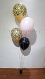 Wild Trosje met 4 Heliumballonnen Boeket en Folie Ballon Gewicht