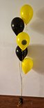 Quarantaine 'Virus' met 5 Ballonnen Helium Tros Ballonnenboeket