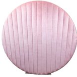 Roze Velvet Backdrop Rond