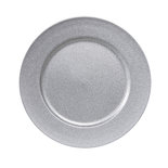 Zilver met Glitter Onderbord 33cm Verhuur