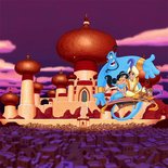 Aladdin Agrabah Backdrop 200x200cm Verhuur