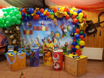 Super Mario Bros Backdrop 200x300cm Verhuur