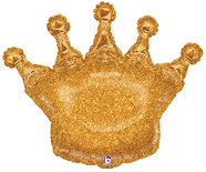 Gouden Kroon SuperVorm Folie Ballon 91cm