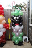 Ballonnenpilaar Standaard Zwarte Piet 180cm