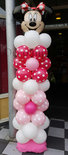 Ballonnenpilaar Standaard Minnie Mouse Bloemenpatroon 220cm