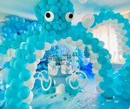 Octopus Ballonnenboog Setting Decoratie Sculptuur