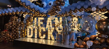 Pastel Blauw Octopus Ballondecoratie Sculptuur